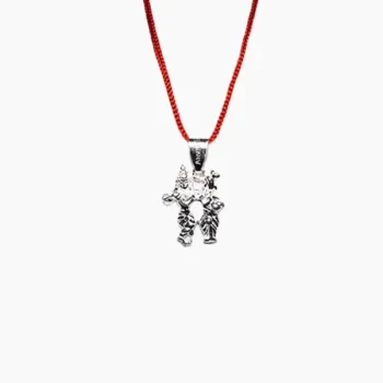 Radha Krishna Silver Pendant (राधा कृष्ण चांदी लॉकेट)
