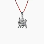 Silver Durga Pendant (दुर्गा कवच)