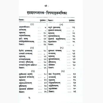 Brihadvanjatkam Book (बृहधवनजातकम पुस्तक)