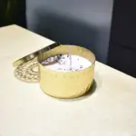 Brass Bowl Candle (पीतल बाउल मोमबत्ती)