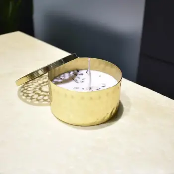 Brass Bowl Candle (पीतल बाउल मोमबत्ती)