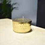 Brass Bowl Candle (पीतल बाउल मोमबत्ती)