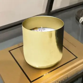 Brass Jar Candle (पीतल जार मोमबत्ती)