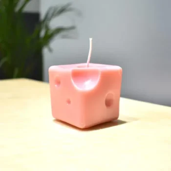 Cheese Shaped Candle (चीस शेप मोमबत्ती)