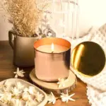 Copper Jar Candle (कॉपर जार मोमबत्ती)