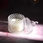 Crystal Glass Jar Candle (क्रिस्टल ग्लास जार मोमबत्ती)