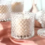 Crystal Glass Jar Candle (क्रिस्टल ग्लास जार मोमबत्ती)