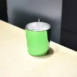 Green Glass Jar Candle (ग्रीन गिलास जार मोमबत्ती)