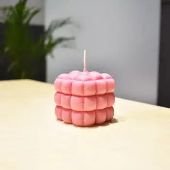 Puffa Cube Candle (बबल क्यूब मोमबत्ती)