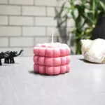Puffa Cube Candle (बबल क्यूब मोमबत्ती)