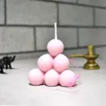 Pyramid Bubble Candle (पिरामिड बबल मोमबत्ती)