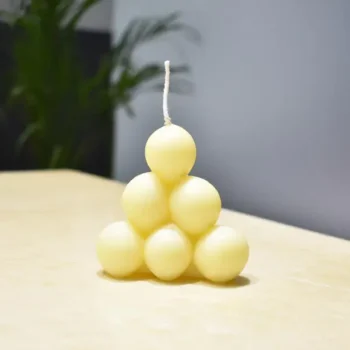 Pyramid Bubble Candle (पिरामिड बबल मोमबत्ती)