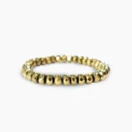 Pyrite Bracelet, पाइराइट ब्रेसलेट, Pyrite Gemstone Bracelet