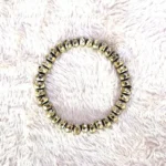 Pyrite Bracelet, पाइराइट ब्रेसलेट, Pyrite Gemstone Bracelet