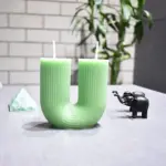 U Shape Candle (यू शेप मोमबत्ती)