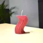 Wave Shape Candle (वेव शेप मोमबती)