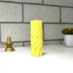 Wave Twisted Candle (वेव ट्विस्टेड मोमबत्ती)