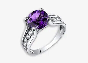 Amethyst Stone Ring