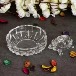 Crystal Kachua Plate, क्रिस्टल कछुआ प्लेट, Crystal Tortoise Plate