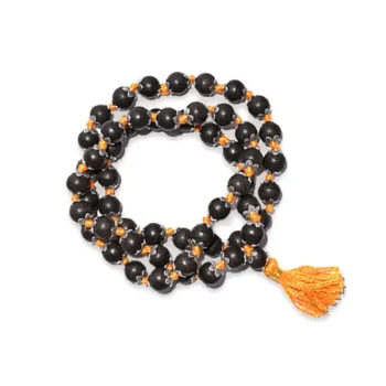 Kali Chandan Mala, काली चंदन माला, Black Sandalwood Rosary