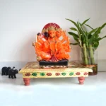 Small Yellow Puja Chowki, पीली पूजा चौकी