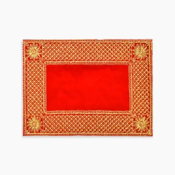 Velvet Puja Aasan, वेलवेट पूजा आसन