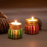 Drum Tealight Candle Holder, ड्रम टीलाइट कैंडल होल्डर