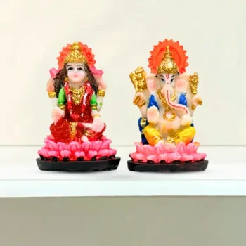 Flower Lakshmi Ganesh Murti, लक्ष्मी गणेश मूर्ति