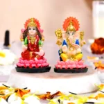 Flower Lakshmi Ganesh Murti, लक्ष्मी गणेश मूर्ति