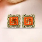 Swastik Sticker, Swastik Diwali Door Sticker, Set of 2 Pcs, Size 2x2 Inch