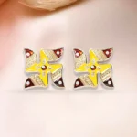 Yellow Swastik Sticker, पीला स्वास्तिक स्टिकर