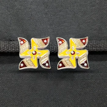 Yellow Swastik Sticker, पीला स्वास्तिक स्टिकर