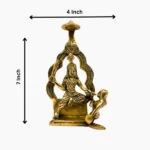 Brass Baglamukhi Murti, पीतल बगलामुखी मूर्ति