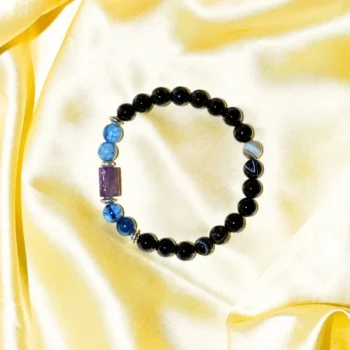 Aquarius Zodiac Sign Bracelet, Aquarius Leather Bracelet, कुंभ राशि ब्रेसलेट