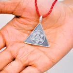 Saraswati Silver Yantra Locket, सरस्वती चांदी यंत्र लॉकेट