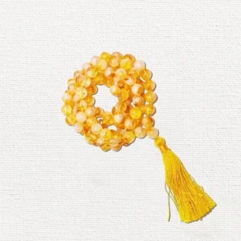 Citrine Mala, सुनेला माला