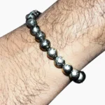 Pyrite Bracelet, पाइराइट ब्रेसलेट, Pyrite Gemstone Bracelet