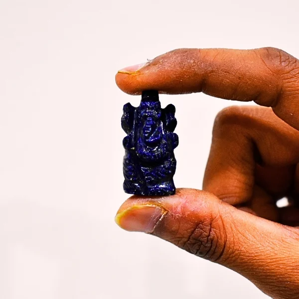 Lapis Lazuli Ganesha Murti, लाजवर्ड स्टोन गणेश मूर्ति