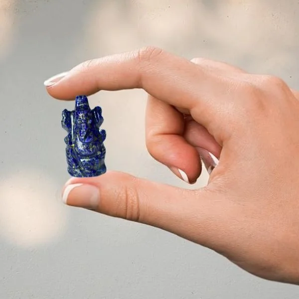 Lapis Lazuli Ganesha Murti, लाजवर्ड स्टोन गणेश मूर्ति