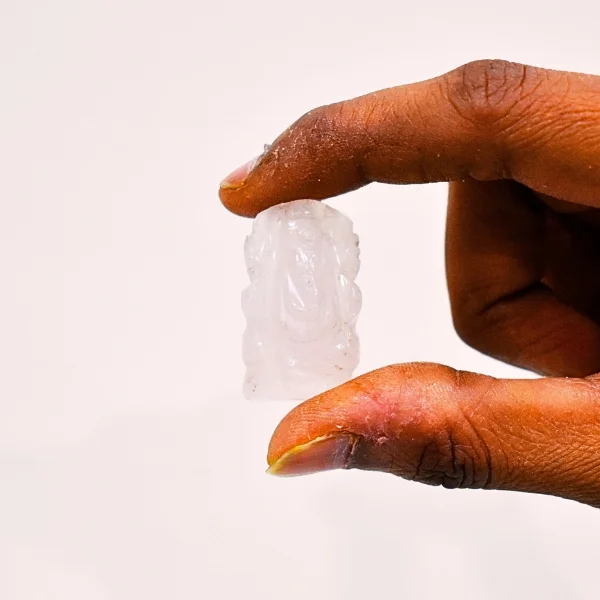 Rose Quartz Ganesh Murti, रोज़ क्वार्ट्ज गणेश मूर्ति